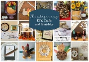Simply Designing Thanksgiving Round Up Thanksgiving Crafts, DIYs and Printables 1 Thanksgiving Crafts