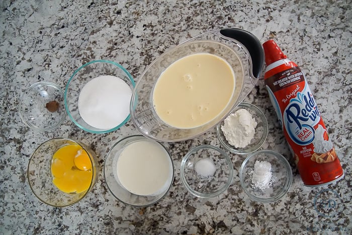 Spiced Eggnog Pudding Recipe - ingredients