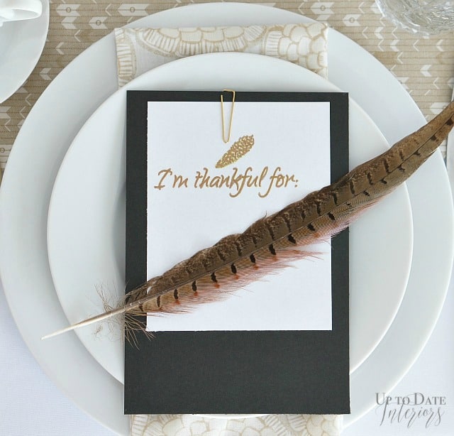 thanksgiving table card watermark | Thanksgiving Crafts, DIYs and Printables | 1 | Thanksgiving Crafts