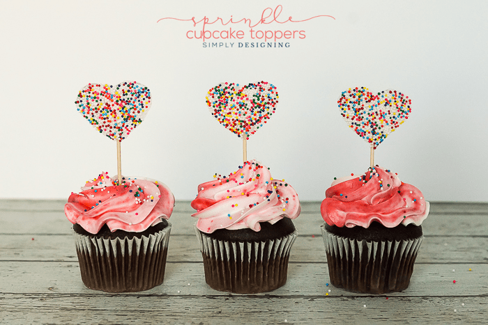 How to Make Sprinkle Cupcake Toppers | Sprinkle Cupcake Toppers | 14 | DIY Farmhouse Thankful Sign