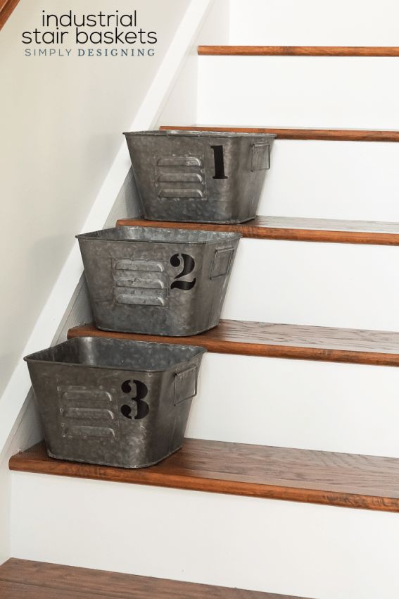 Basket deals for stairs