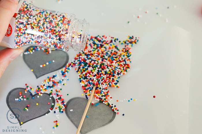 Make your own sprinkle cupcake toppers