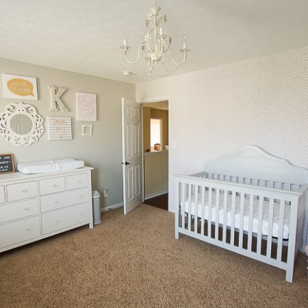 Shared Girls Bedroom and Baby Nursery Reveal