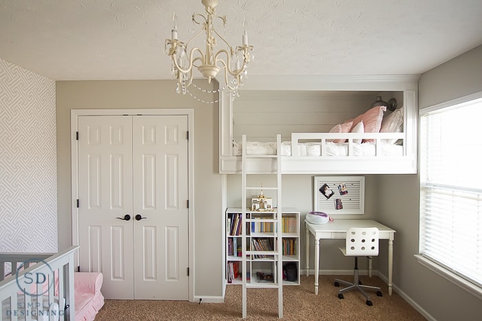 DIY Loft Bed for a Girl