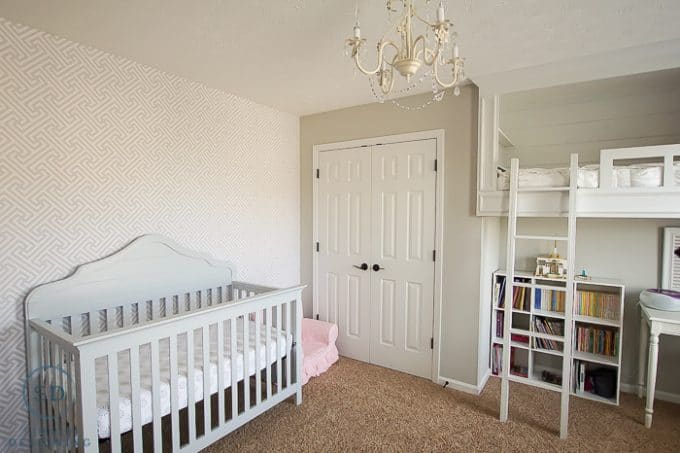 Our Girls Shared Bedroom and a Baby Nursery Reveal | Simply Designing ...