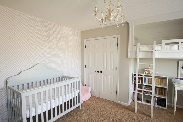 Shared Girls Bedroom and Baby Nursery Reveal