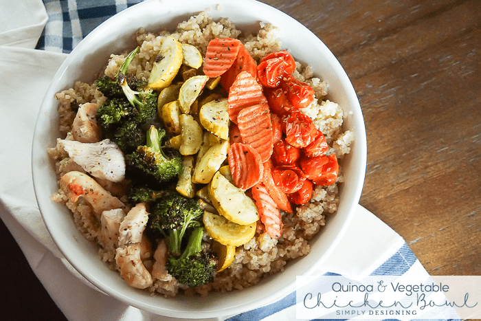 Quinoa and Vegetable Chicken Bowl Recipe
