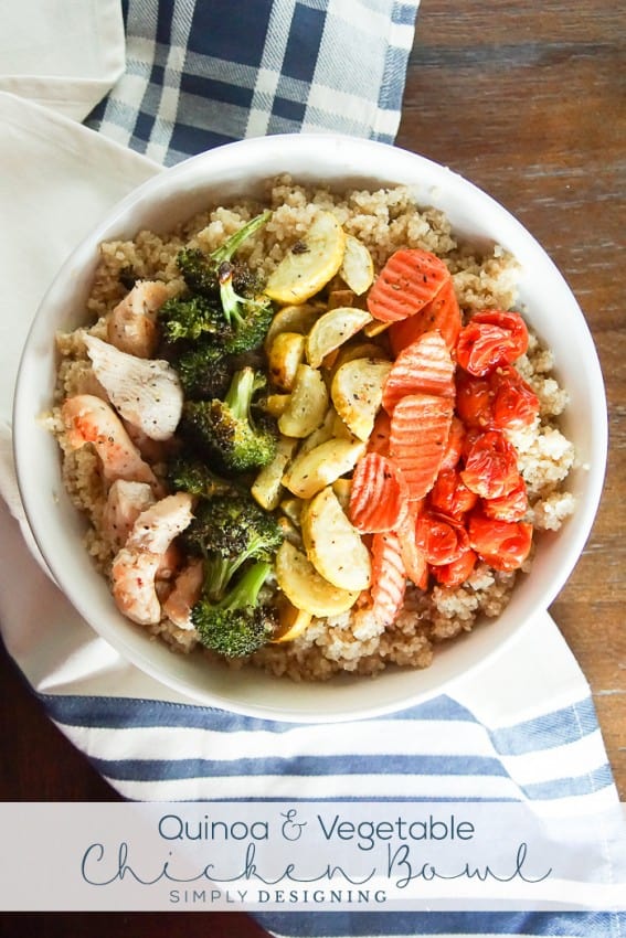 Quinoa and Vegetable Chicken Bowl a delicious and simple dinner recipe | Healthy Quinoa and Vegetable Chicken Bowl | 17 |