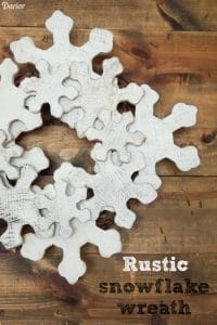 Rustic DIY Snowflake Wreath Darice 1 DIY Rustic Snowflake Wreath 4 DIY Light Fixture