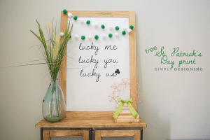 St Patricks Day Print Large St Patricks Day Print : Love Me Love You Love Us 3 Pinch Proof Hand Lettered
