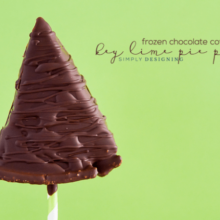 Frozen Chocolate Covered Key Lime Pie Pop Recipe
