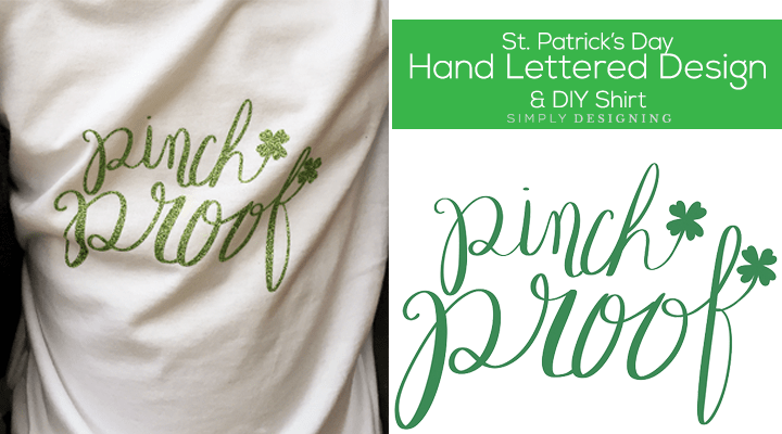 Pinch Proof Hand Lettered Design | Pinch Proof Hand Lettered Print and Download | 8 | make a vinyl stencil