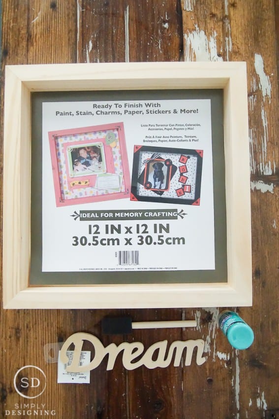 How to make a Dream Shadowbox home decoration