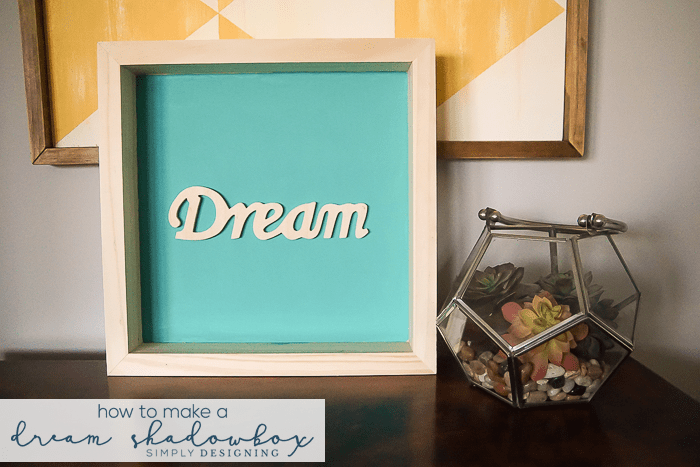 How to make a Dream | How to Make Your Own Dream Shadowbox Decor | 8 | Metal Shelves