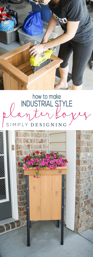 How to Make Industrial Planter Boxes in just a few steps