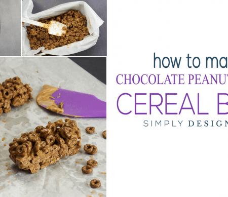 How to make Chocolate Peanut Butter Cereal Bars - easy no-bake recipe