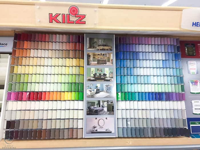 Kilz paint color choices