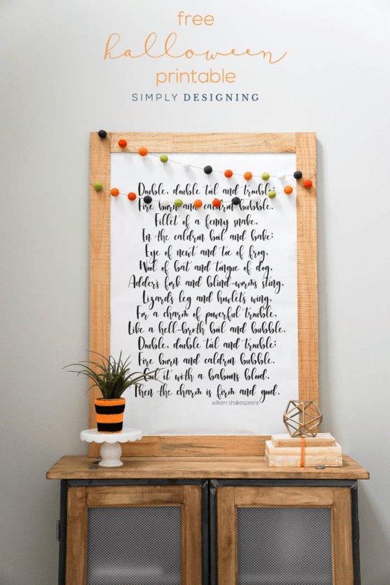 Free Halloween Printable