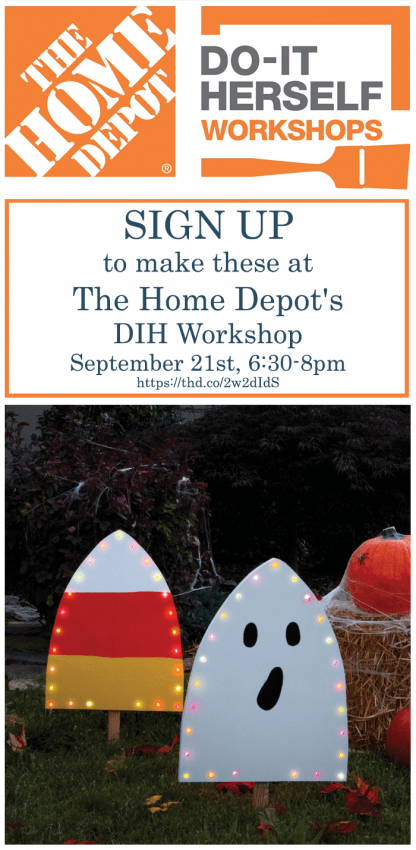 Make this Harvest Yard Sign at The Home Depot | #sponsored https://thd.co/2w2dIdS #DIYWorkshop #DIHWorkshop