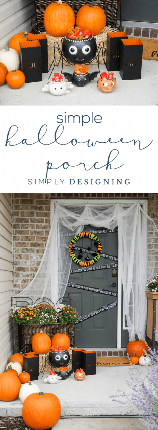 Easy Outdoor Halloween Decorations for your Porch