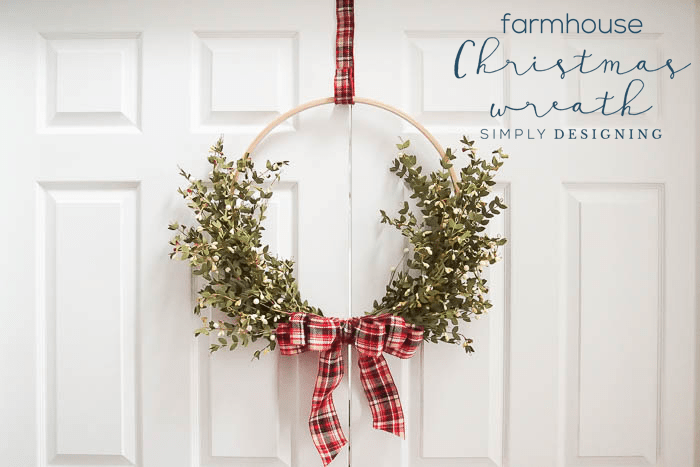 Farmhouse Christmas Wreath | How to make a Farmhouse Christmas Wreath | 31 | Fall Printable