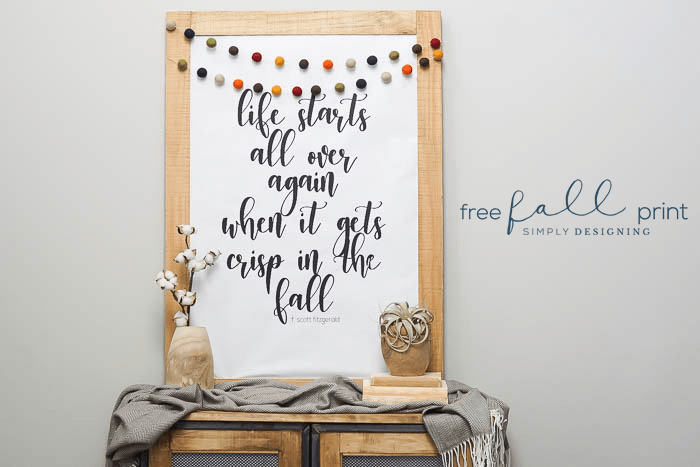 Free Fall Printable