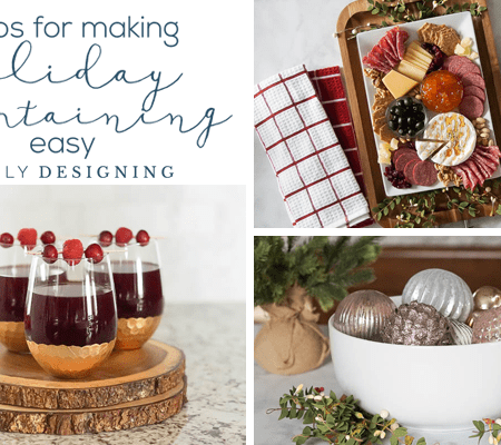 5 Tips to Make Holiday Entertaining Easy - Christmas Appetizers - Christmas Drinks - Christmas Dishes - Holiday Party - Christmas Party