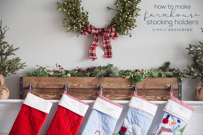 Classy (and affordable!) DIY Stocking Hanger - Maison de Pax