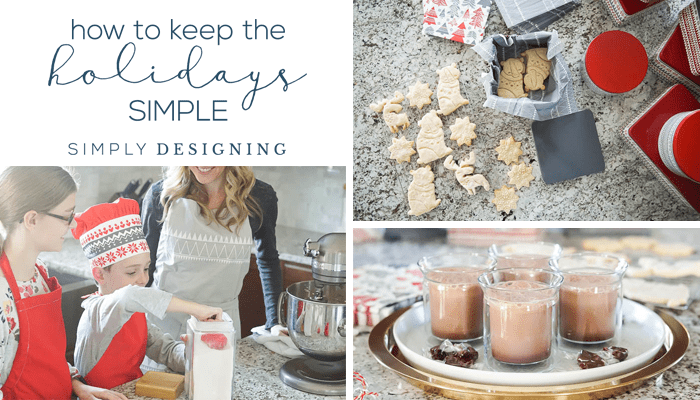 How to Keep the Holidays Simple | How to Keep the Holidays Simple + Easy Shortbread Cookie Recipe | 8 | fabric Christmas trees