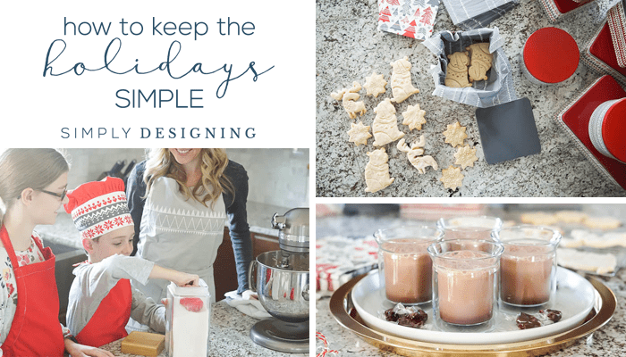 How to Keep the Holidays Simple | How to Keep the Holidays Simple + Easy Shortbread Cookie Recipe | 22 | Healthy Chocolate Raspberry Smoothie Recipe