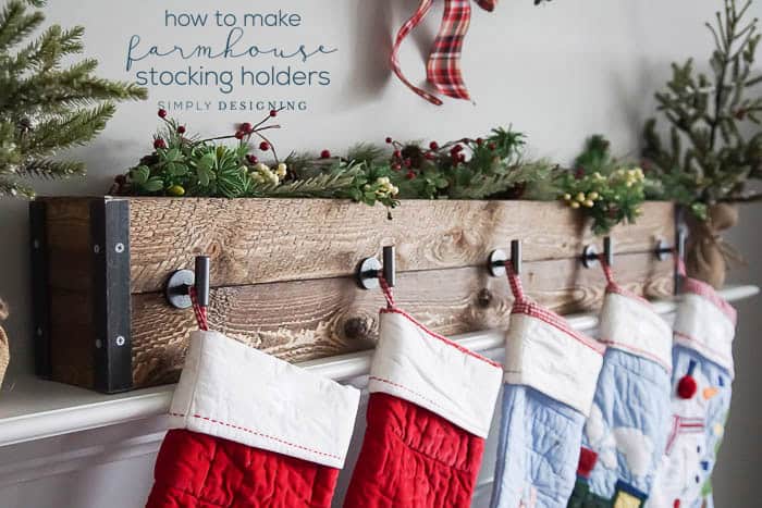 How to make Farmhouse Stocking Holders