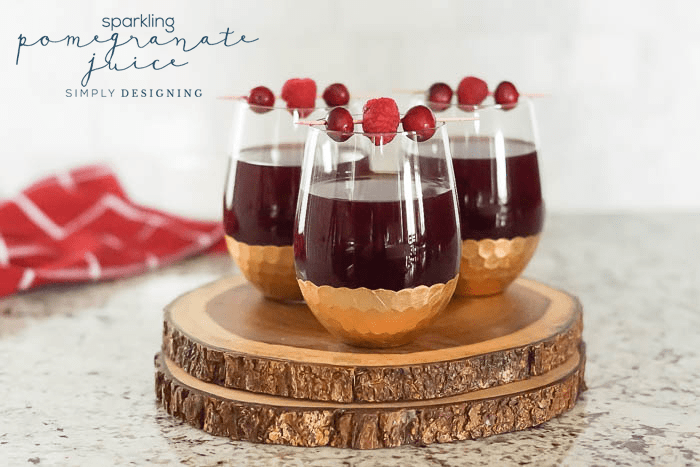 How to make Sparkling Pomegranate Juice