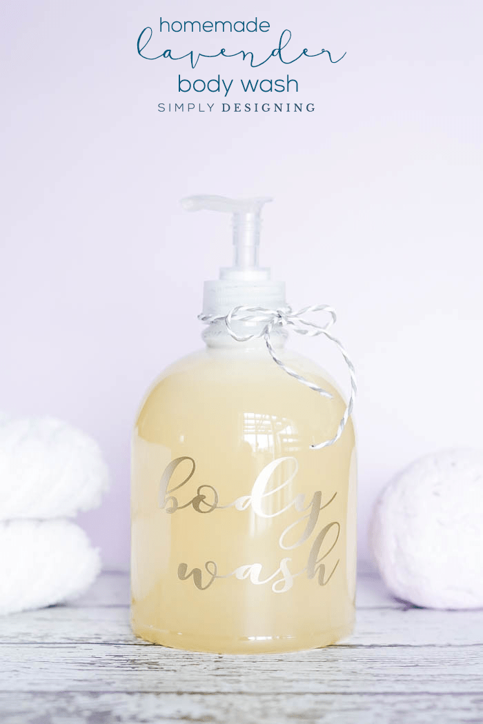 DIY Lavender Body Wash Rezept - ein einfaches hausgemachtes Body Wash Rezept - all natural Body Wash