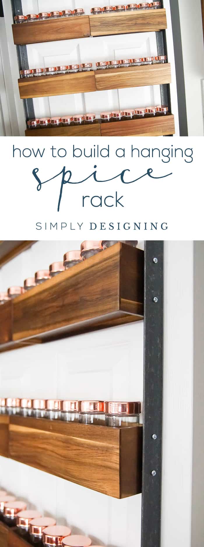 How to Build a Hanging Spice Rack ( and a RYOBI giveaway