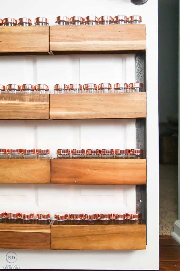 How to Build a Hanging Spice Rack ( and a RYOBI giveaway!) • Grillo Designs