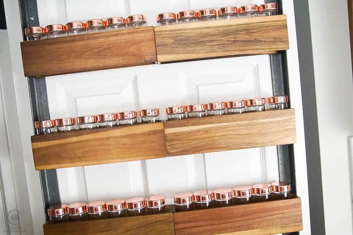 How to Build a Hanging Spice Rack ( and a RYOBI giveaway!) • Grillo Designs