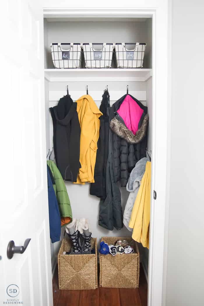 Coat Closet Make Over