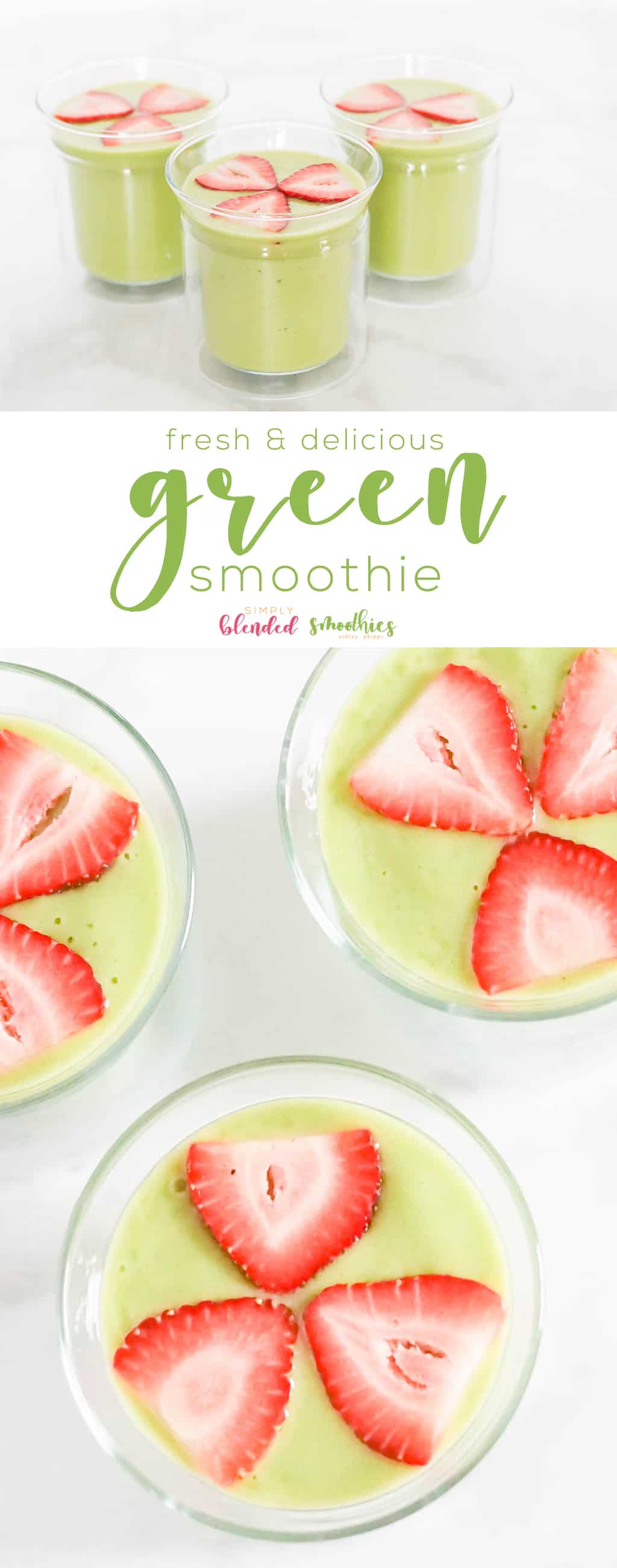 Simple and Delicious Green Smoothie Recipe 1 Simple and Delicious Green Smoothie Recipe - this easy green smoothie recipe tastes fresh and light and is perfect for the whole family