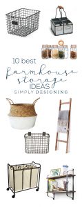 The 10 Best Farmhouse Storage Ideas | Simply Designing with Ashley