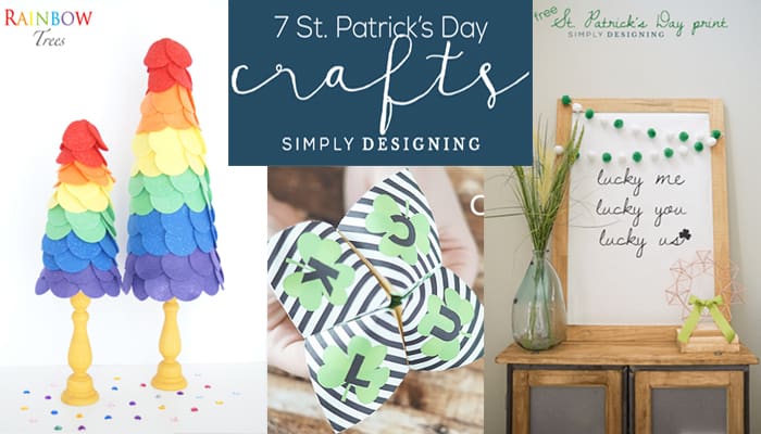 7 St Patricks Day Crafts | 7 Easy St. Patrick's Day Crafts | 3 | color blocked easter eggs