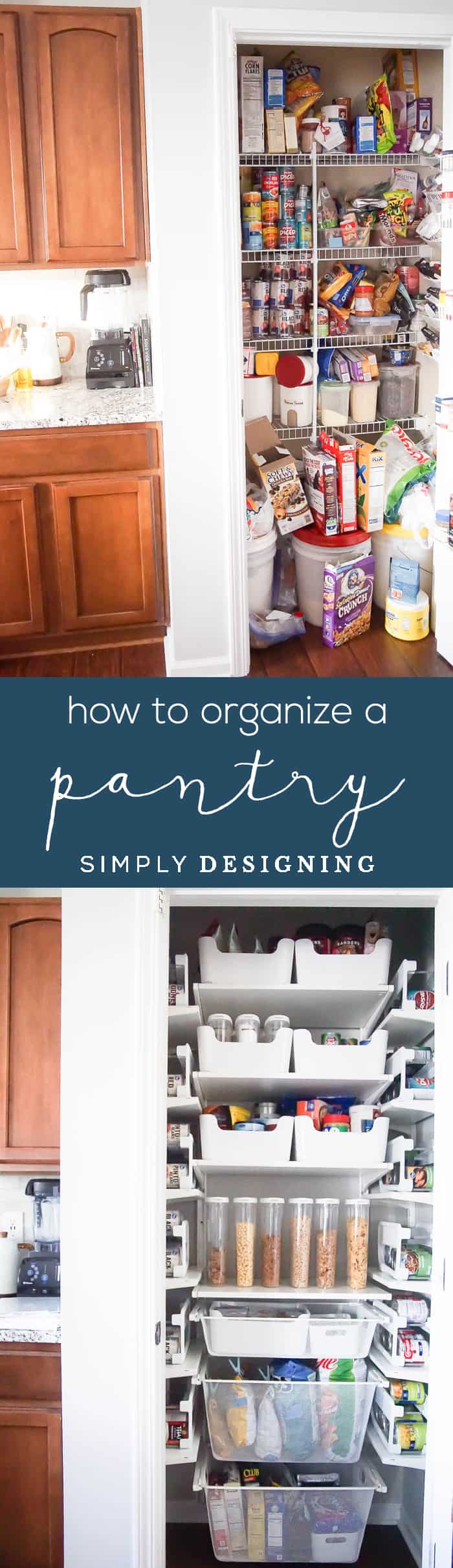 How to Organize a Closet Under the Stairs & Pantry Organization Ideas