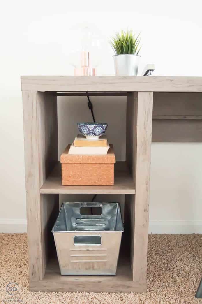 Farmhouse Office Desk and decor