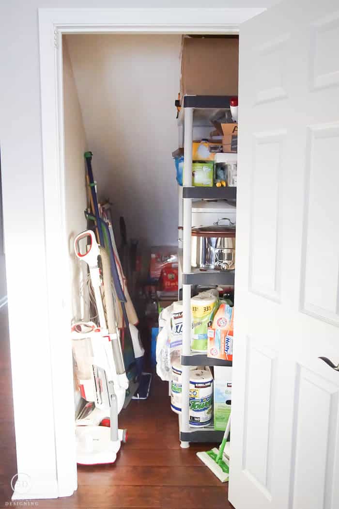 How to Organize under Stairs Closet  