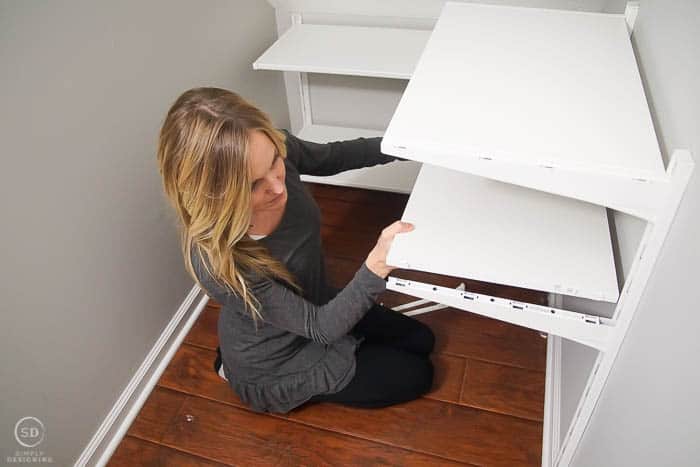 How to organize storage under the stairs with the IKEA ALGOT System