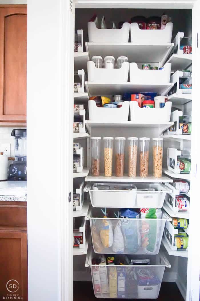 DIY Under the Stairs Closet Pantry Conversion - Catz in the Kitchen