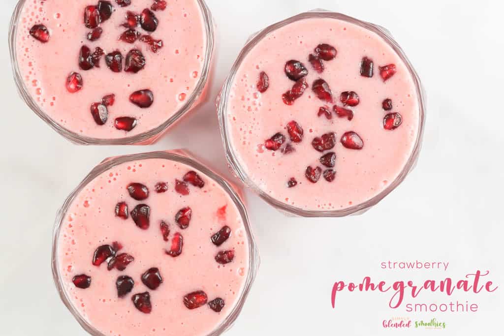 Strawberry Pomegranate Smoothie 2 Strawberry Pomegranate Smoothie Recipe
