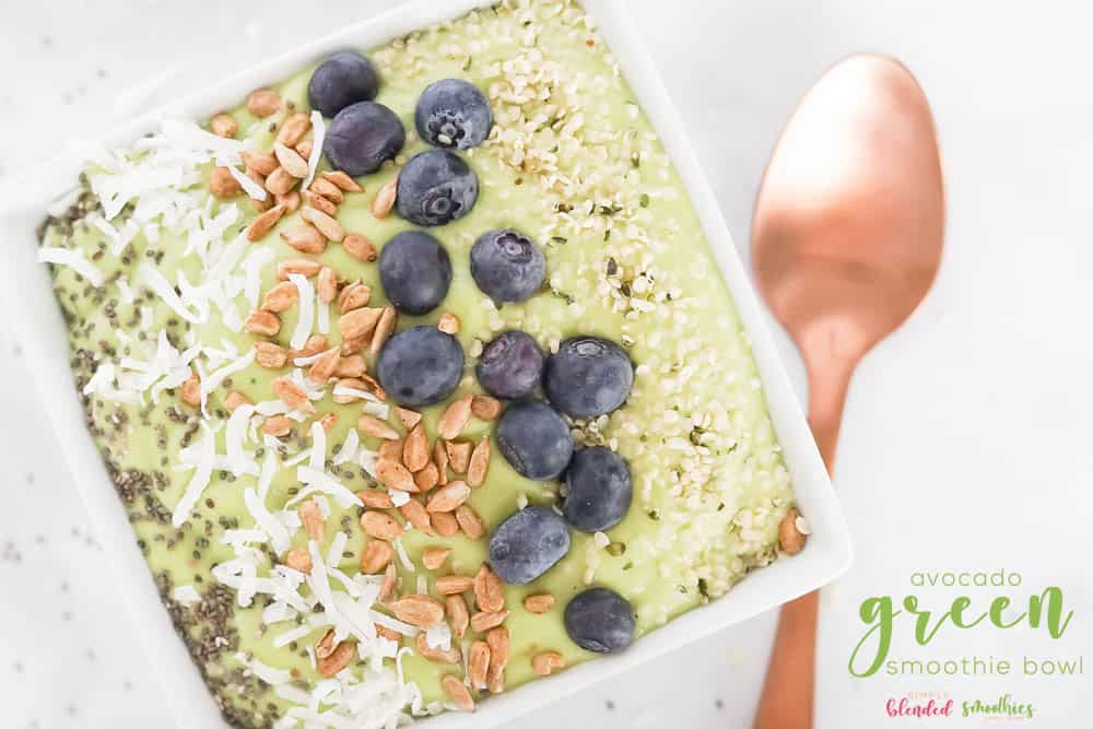 Banana Smoothie 16 Avocado Green Smoothie Bowl Recipe