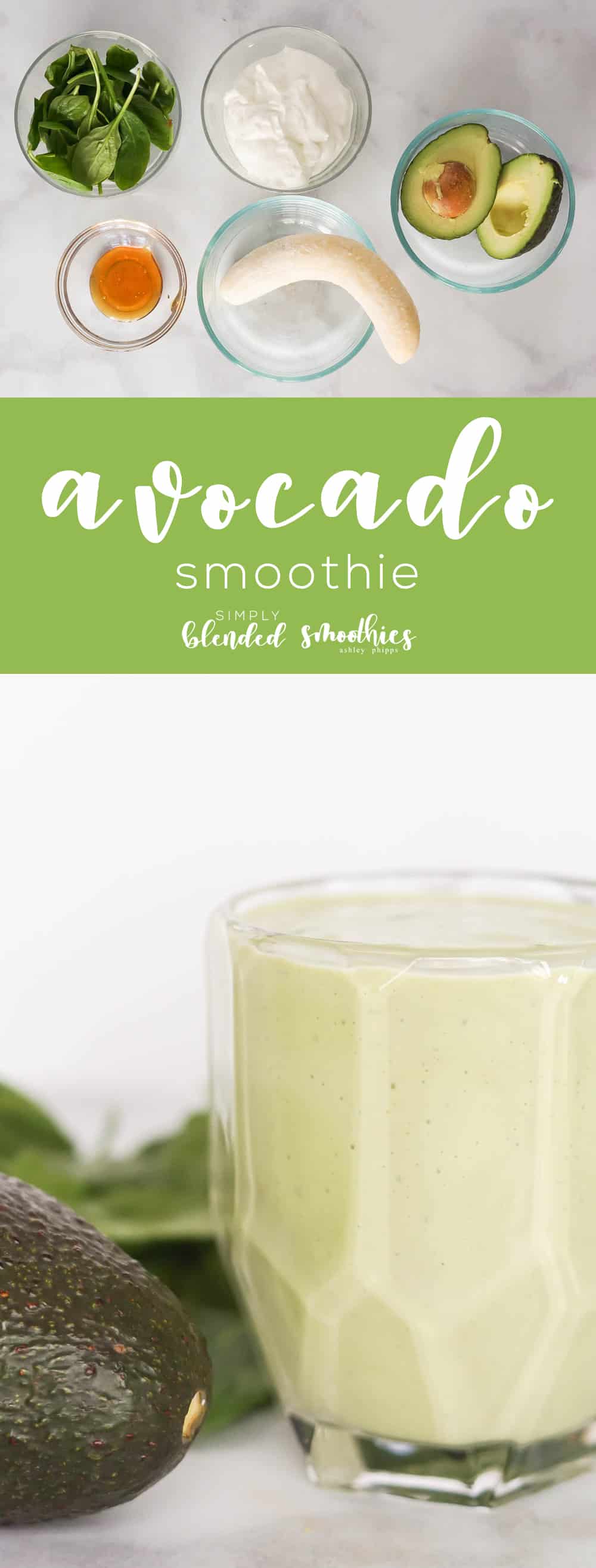 Avocado Smoothie Recipe 1 Avocado Smoothie - avocado smoothies are so rich and creamy and this one is full of healthy foods while tasting delicious