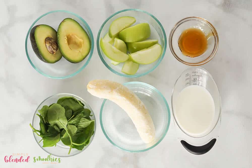 Green Apple Avocado Green Smoothie 3 Green Apple Avocado Green Smoothie Ingredients