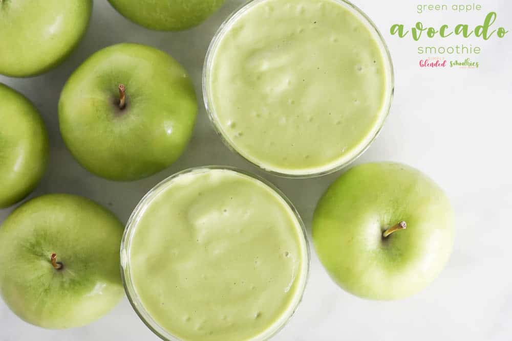 Green Apple Avocado Green Smoothie 2 Green Apple Avocado Smoothie